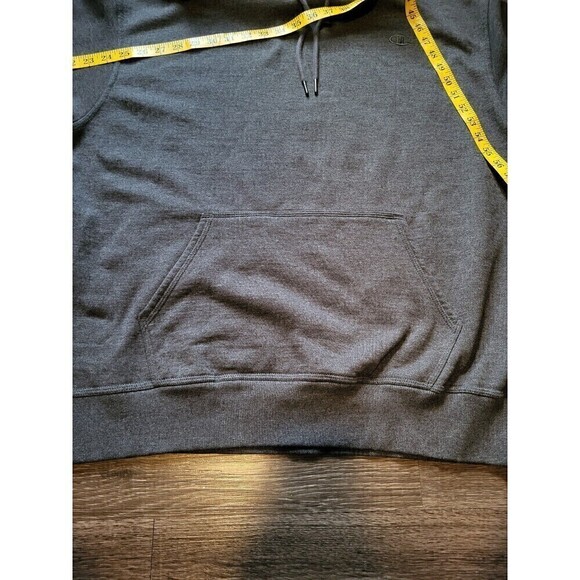 Champion Men's Pullover Hoodie Sweatshirt, XL, Charcoal Grey - Picture 8 of 9